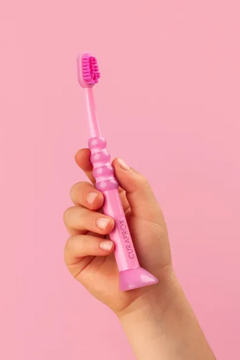 Дитяча зубна щітка Curaprox baby (0-4 роки), Рожева - фото 2
