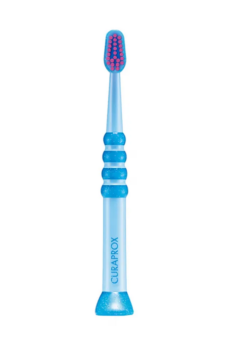 Дитяча зубна щітка Curaprox baby (0-4 роки), Синьо-рожева