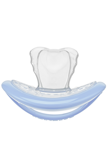 Соска блакитного кольору, для дітей від 7 до 18 місяців (розмір 1) - фото 1