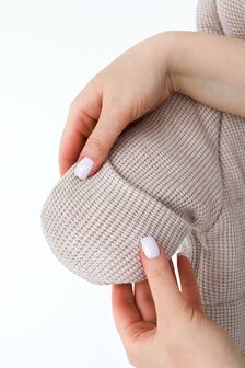 Демісезонний вʼязаний комбінезон Creamy, Бежевий - фото 3