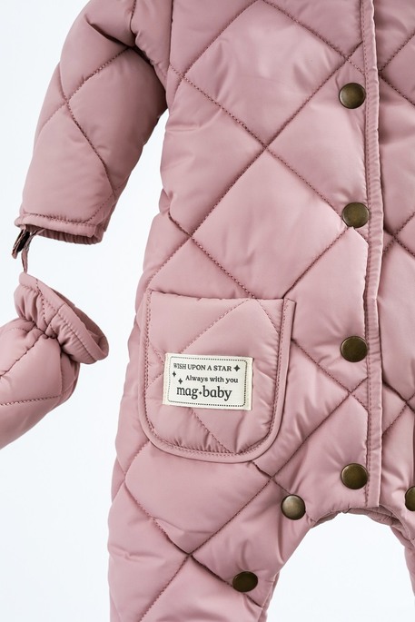 Стеганный комбинезон Rum, Пыльная роза - фото 3