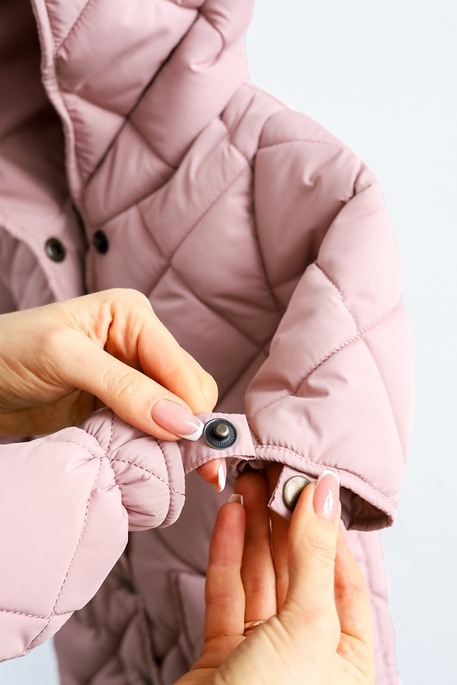 Стеганный комбинезон Rum, Пыльная роза - фото 5