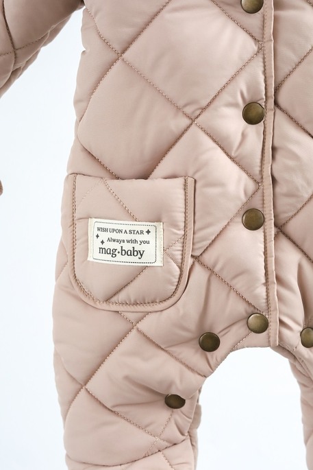 Стьобаний комбінезон Rum, Мокко - фото 3