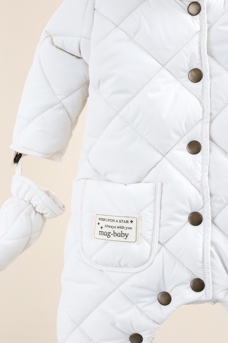 Стьобаний комбінезон Rum, Молоко - фото 8