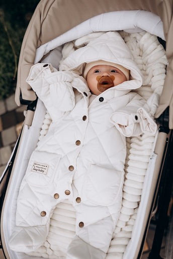 Стьобаний комбінезон Rum, Молоко - фото 1