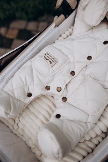 Стьобаний комбінезон Rum, Молоко - фото 2