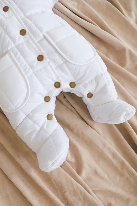 Стеганный комбинезон Stitch, Белый - фото 2