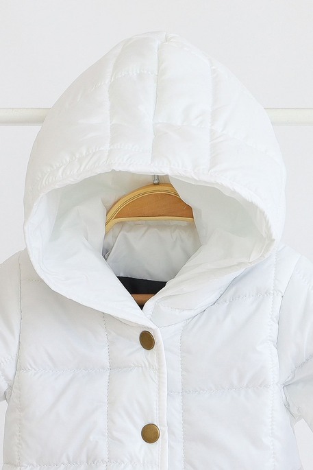 Стеганный комбинезон Stitch, Белый - фото 3