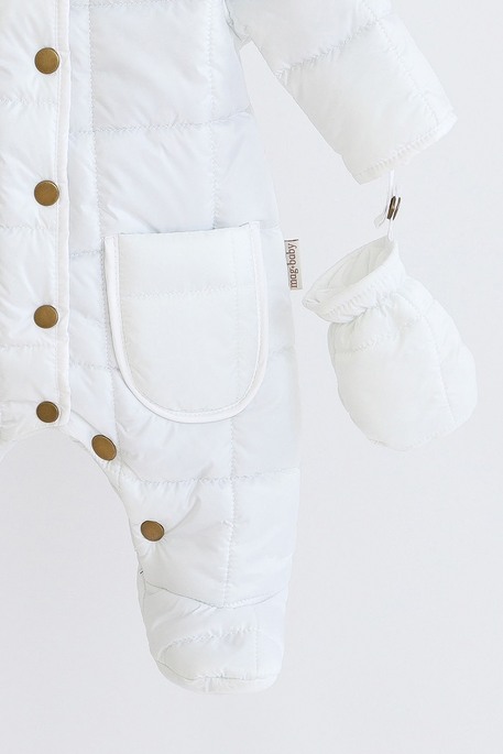 Стеганный комбинезон Stitch, Белый - фото 4