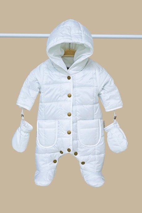 Стеганный комбинезон Stitch, Белый - фото 1