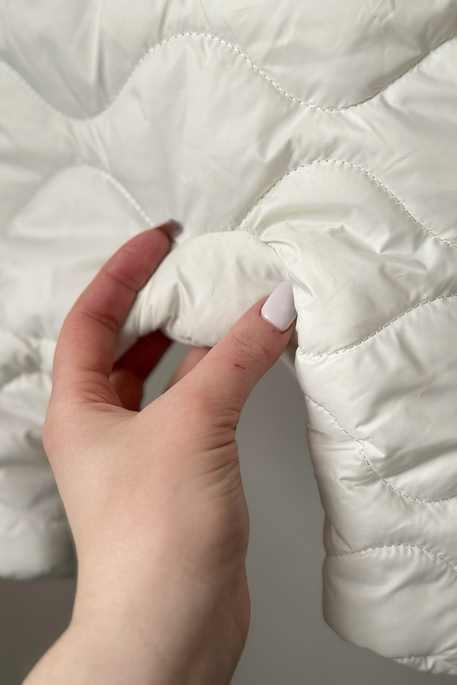 Уцінка. Стьобаний комбінезон Stitch, Ванільний - фото 3