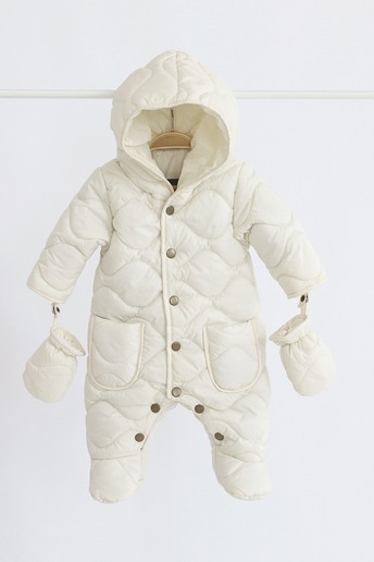 Уцінка. Стьобаний комбінезон Stitch, Ванільний