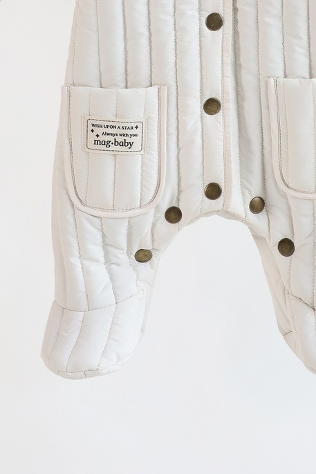 Стеганный комбинезон Frank, Слоновая кость - фото 5