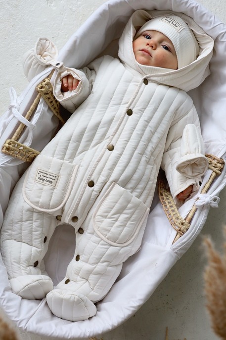 Стеганный комбинезон Frank, Слоновая кость