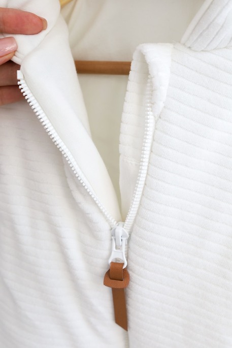 Велюровый комбинезон Tim, Молочный - фото 7