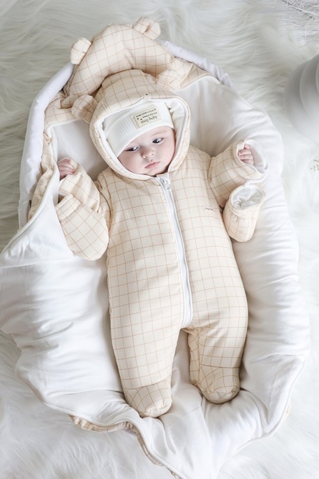 Уцінка. Демісезонний комбінезон Wally, Ванільний - фото 3