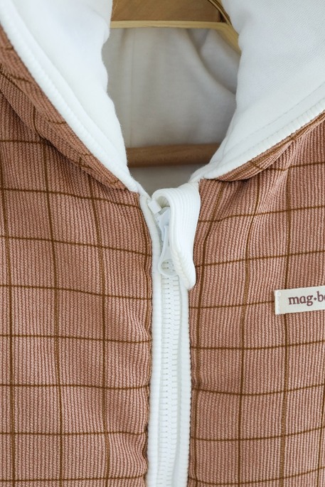 Демисезонный комбинезон Wally, Коричневый - фото 8