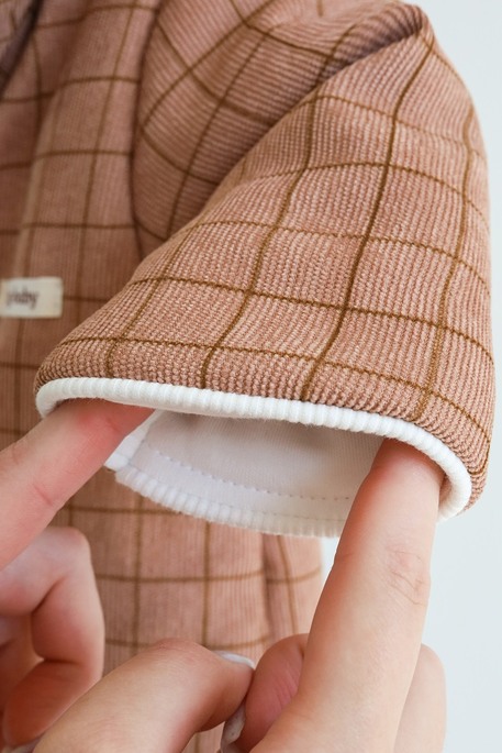 Демисезонный комбинезон Wally, Коричневый - фото 7