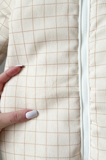 Уцінка. Демісезонний комбінезон Wally, Ванільний - фото 1