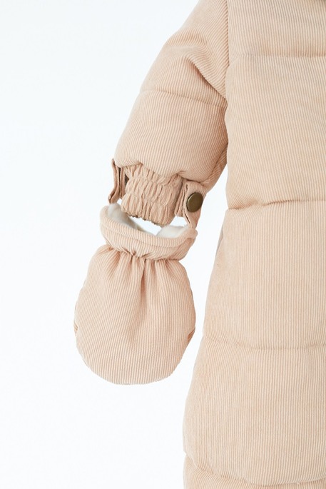 Вельветовый комбинезон Line, Бежевый - фото 7