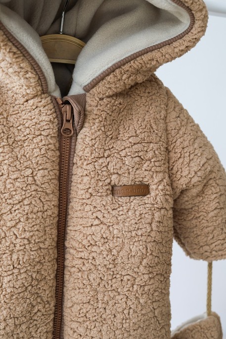 Меховой комбинезон Teddy, Коричневый - фото 4