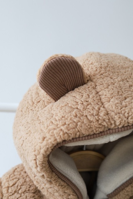 Меховой комбинезон Teddy, Коричневый - фото 3