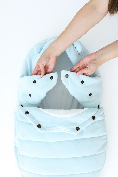 Конверт-кокон Ari, Светло-ментоловый - фото 4