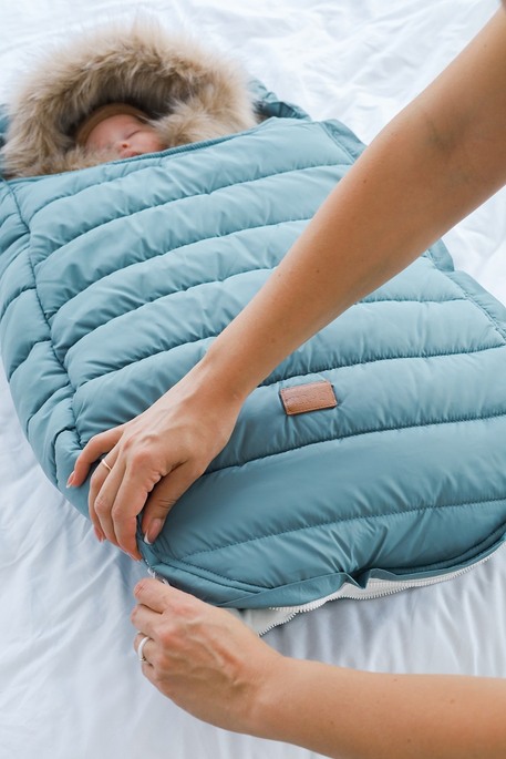 Зимний конверт-кокон Nikola, Морской - фото 6