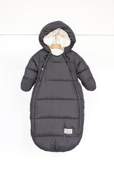 Пуховий комбінезон-конверт Zuma, Графітовий