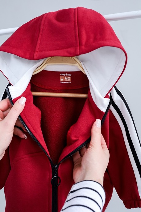 Костюм Adam, Бордовый - фото 3