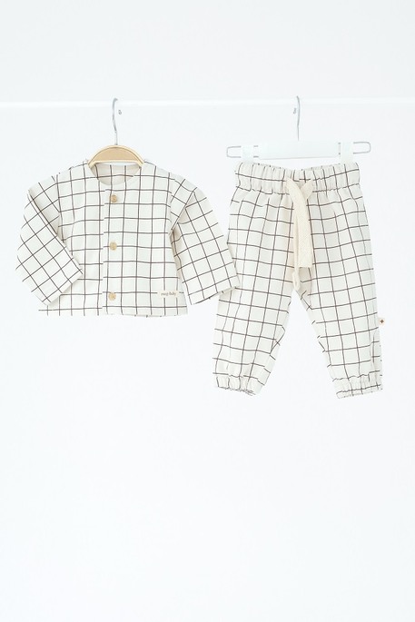 Костюм Beris, Клеточка на молочном
