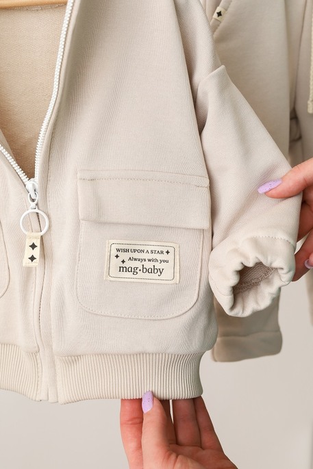 Костюм Bomber, Слоновая кость - фото 3