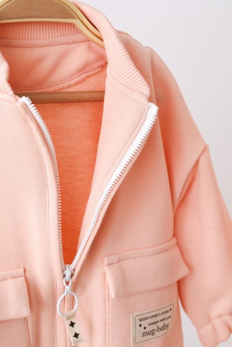 Костюм Bomber, Персиковый - фото 3