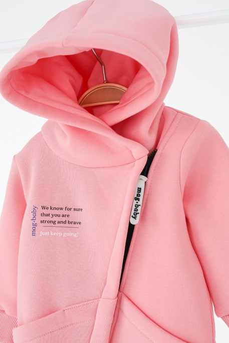 Костюм на флисе Brave, Розовая глазурь - фото 4