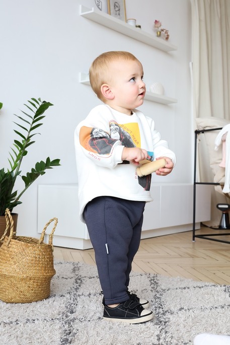 Костюм з начосом Monkeys, Молочний - фото 5