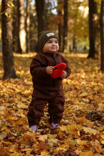 Костюм с начесом Noemi, Коричневый - фото 1