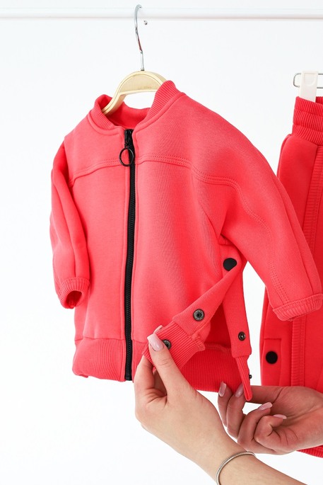 Костюм с начесом Noemi, Коралловый - фото 3