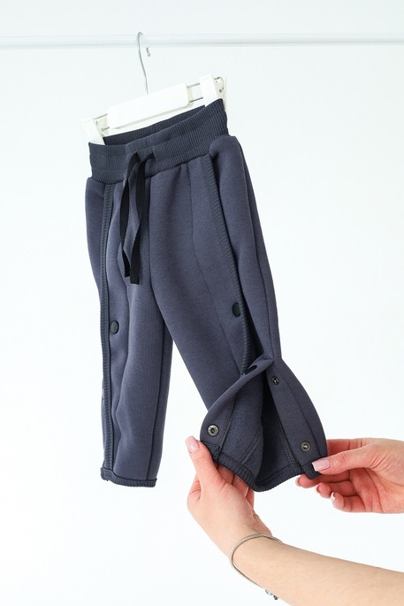 Штани на флісі Noemi, Світло-графітові - фото 1