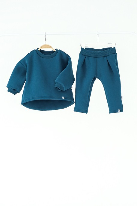 Костюм с начесом Spunky, Сапфировый