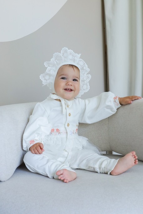 Человечек с шапочкой Amelia, Молочный