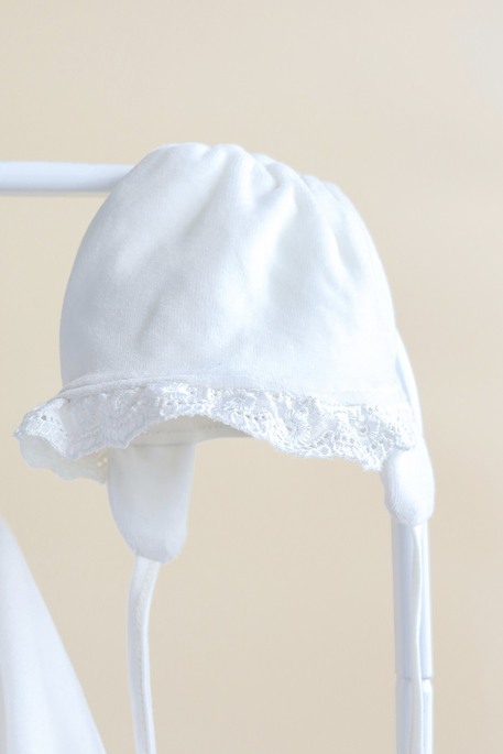 Чоловічок велюровий з шапочкою Charlotte, Молочний - фото 10