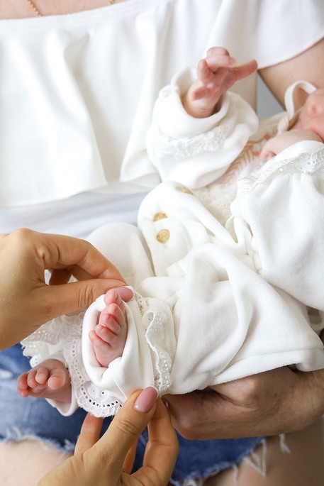 Чоловічок велюровий з шапочкою Charlotte, Молочний - фото 6