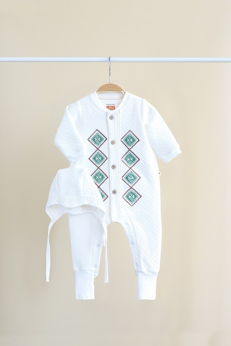 Чоловічок з шапочкою Lucas, Молочно-сизий