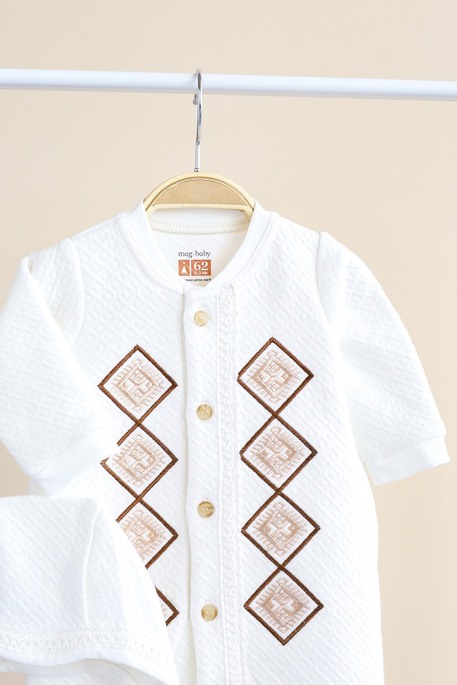 Чоловічок з шапочкою Lucas, Молочно-коричневий - фото 3