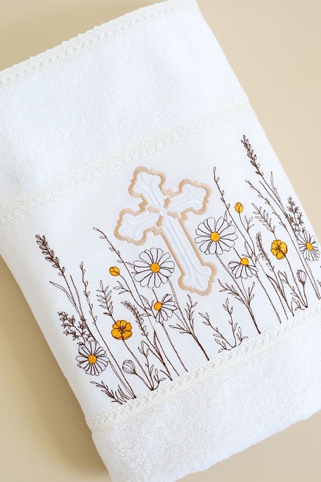 Полотенце для крещения, Wild flowers - фото 3