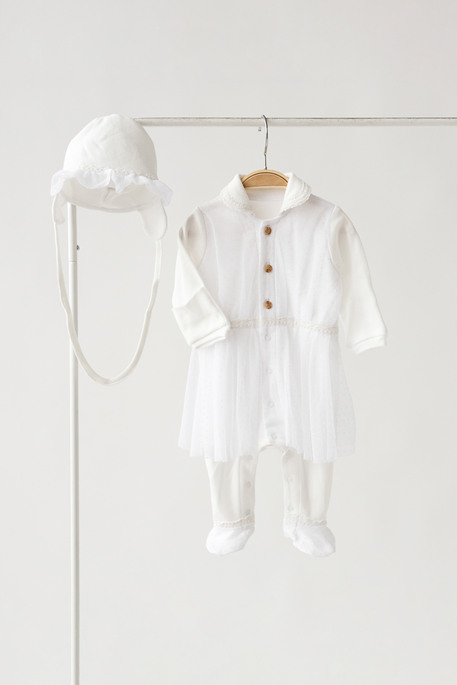 Комплект з чоловічком Ursula, Молочний - фото 3