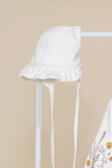 Человечек с шапочкой Wild flowers, Молочный - фото 7