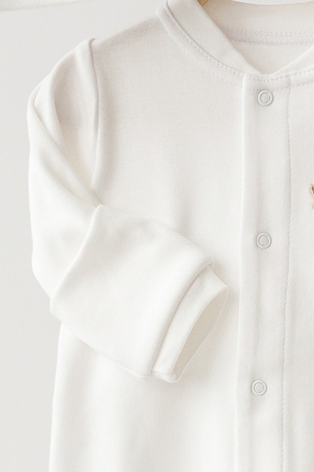 Человечек с шапочкой Wings, Молочный - фото 3