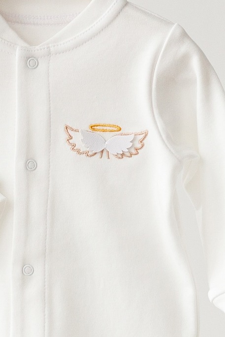 Человечек с шапочкой Wings, Молочный - фото 6