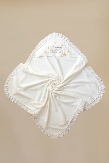 Комплект з чоловічком Wings, Молочний - фото 6